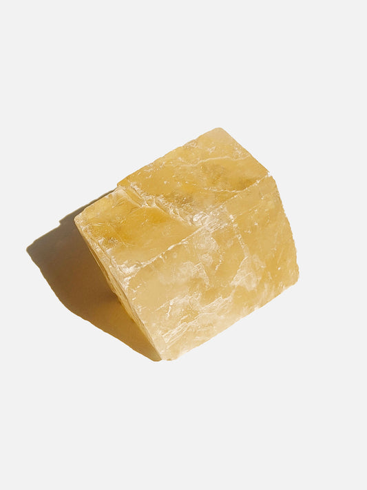 AMBER GLOW | CALCITE RHOMB
