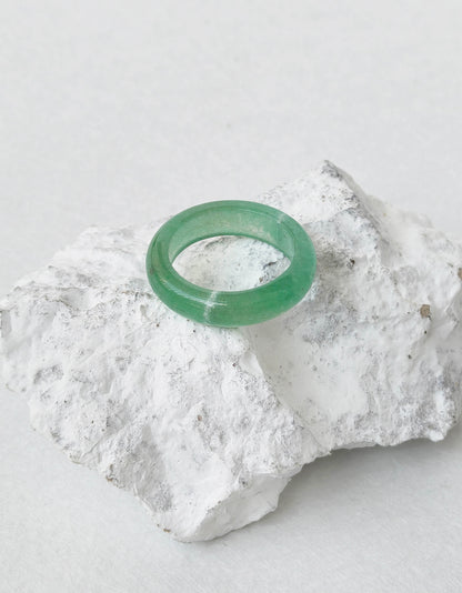 JADE BAND RINGS | SIZE 7.5